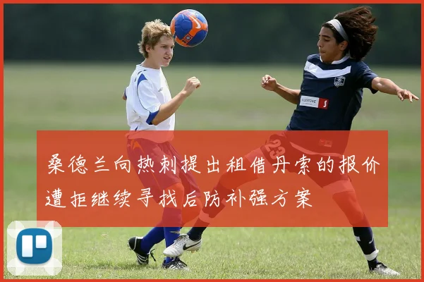 桑德兰向热刺提出租借丹索的报价遭拒继续寻找后防补强方案