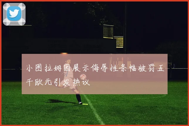 小图拉姆因展示侮辱性条幅被罚五千欧元引发热议
